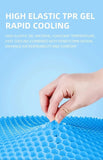 Breathable Cool Car Seat Cushion Summer Silicone Ice Cool Pad