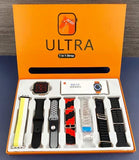 WATERPROOF ULTRA SMART WATCH WITH 7 STRAPS & 2.1 INCH FULL HD SCREEN