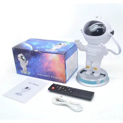 Galaxy Star Projector LED Night Light Starry Sky Astronaut Porjectors Lamp For Decoration Bedroom Home Decorative Children Gifts